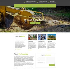 landscaper website layout